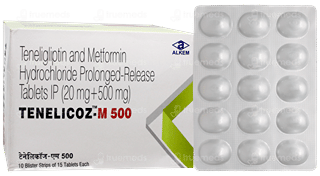 Tenelicoz M 500 Tablet 15